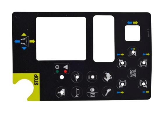 Calcomania de mandos